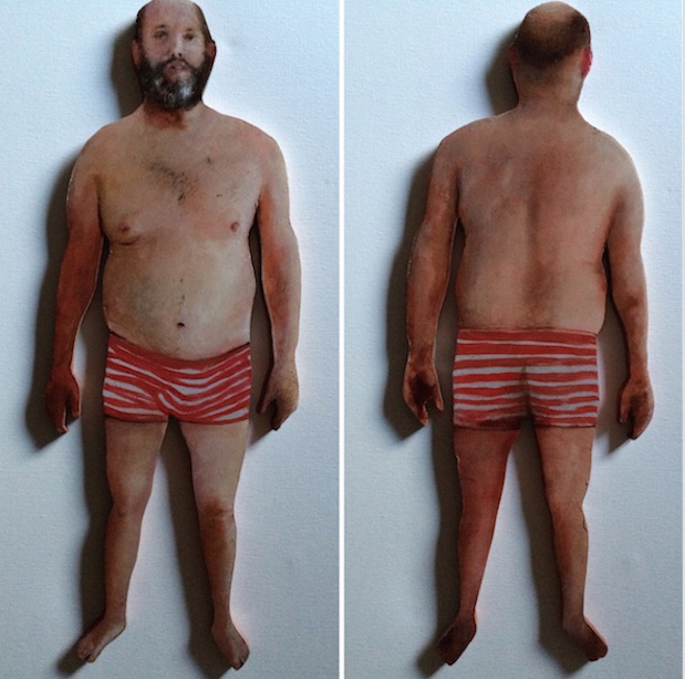 James Crowther 'Self portrait with back fat'