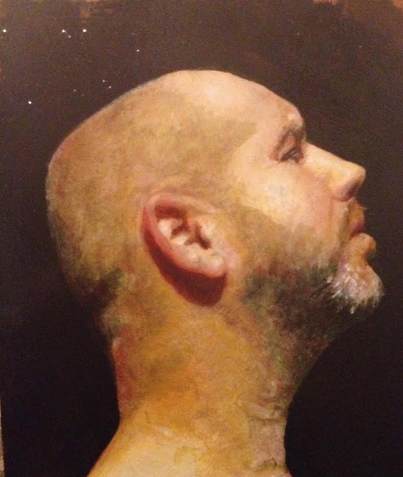 James E. Crowther 'Self portrait'